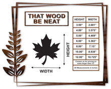 Load image into Gallery viewer, Maple Leaf #2/3"-12"