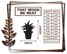 Load image into Gallery viewer, Potted Plant #1/3"-12"