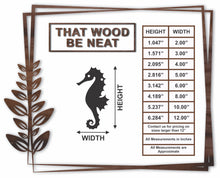 Load image into Gallery viewer, Seahorse with hole/3"-12"