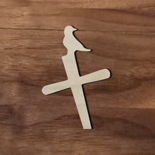 Load image into Gallery viewer, Cross wth Crow/3"-12"