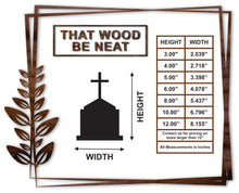 Load image into Gallery viewer, Tombstone #4/3"-12"