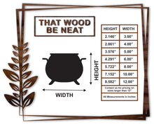 Load image into Gallery viewer, Cauldren/3"-12"