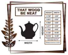 Load image into Gallery viewer, Teapot #2/3"-12"