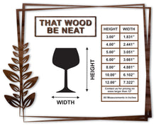 Load image into Gallery viewer, Wine Glass/3"-12"