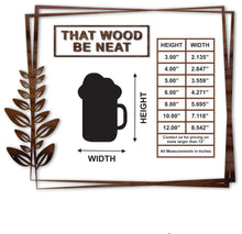 Load image into Gallery viewer, Beer Mug/3"-12"