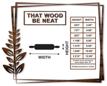 Load image into Gallery viewer, Rolling Pin/3"-12"