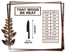 Load image into Gallery viewer, Chef's Knife/3"-12"