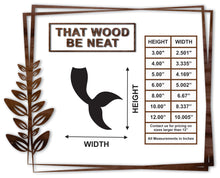 Load image into Gallery viewer, Mermaid Tail #1/3"-12"