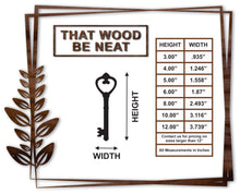 Load image into Gallery viewer, Skeleton Key/3"-12"