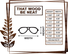 Load image into Gallery viewer, Glasses #1/3"-12"