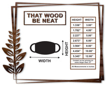 Load image into Gallery viewer, Face Mask #1/3"-12"