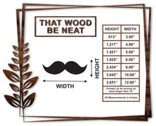 Load image into Gallery viewer, Moustache/3"-12"