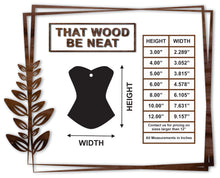 Load image into Gallery viewer, Corset with hole/3"-12"