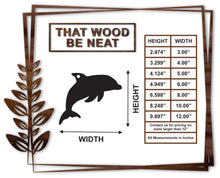 Load image into Gallery viewer, Dolphin #2 with hole/3"-12"