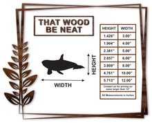 Load image into Gallery viewer, Whale #2/3"-12"