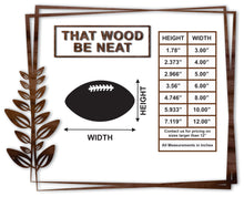 Load image into Gallery viewer, Football/3"-12"