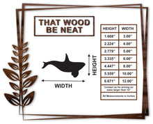Load image into Gallery viewer, Whale #3/3"-12"