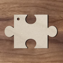 Load image into Gallery viewer, Puzzle Piece with hole/3"-12"