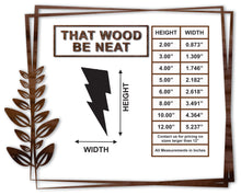 Load image into Gallery viewer, Lightning/2"-12"