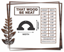 Load image into Gallery viewer, Rainbow with hole/3"-12"