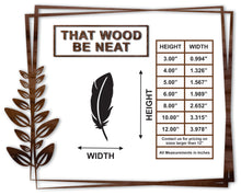 Load image into Gallery viewer, Feather/2"-12"