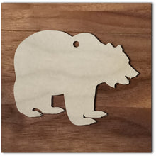 Load image into Gallery viewer, Bear #1 with hole/3"-12"