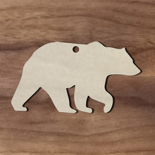 Load image into Gallery viewer, Bear #2 with hole/3"-12"