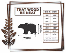 Load image into Gallery viewer, Bear #3 with hole/3"-12"
