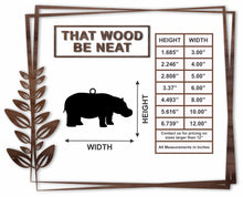 Load image into Gallery viewer, Hippo with hole/3"-12"