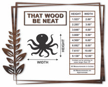 Load image into Gallery viewer, Octopus with hole/2"-12"