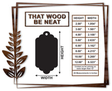 Load image into Gallery viewer, Gift Tag - Basic #16/2"-12"