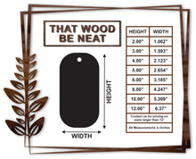 Load image into Gallery viewer, Gift Tag - Basic #2/2"-12"