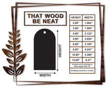 Load image into Gallery viewer, Gift Tag - Basic #3/2"-12"