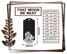 Load image into Gallery viewer, Gift Tag - Flower #17/3"-12"