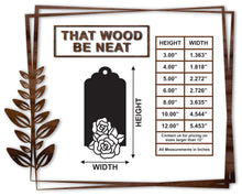 Load image into Gallery viewer, Gift Tag - Flower #1/3"-12"