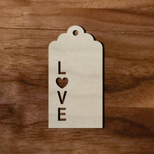 Load image into Gallery viewer, Gift Tag - Love #11/2"-12"