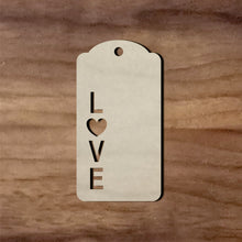 Load image into Gallery viewer, Gift Tag - Love #15/2"-12"