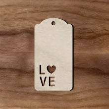 Load image into Gallery viewer, Gift Tag - Love #16/2"-12"