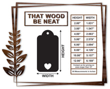 Load image into Gallery viewer, Gift Tag - Love #2/2"-12"