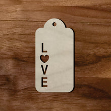 Load image into Gallery viewer, Gift Tag - Love #3/2"-12"