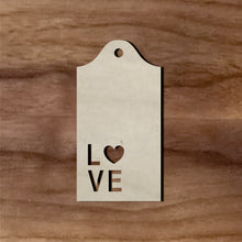 Load image into Gallery viewer, Gift Tag - Love #8/2"-12"