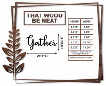 Load image into Gallery viewer, Gather/3"-12"