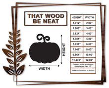 Load image into Gallery viewer, Pumpkin #1/2"-12"