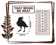 Load image into Gallery viewer, Crow/4"-12"