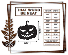 Load image into Gallery viewer, Jack-O-Lantern #3/2"-12"