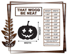 Load image into Gallery viewer, Jack-O-Lantern #4/2"-12"