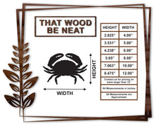 Load image into Gallery viewer, Crab #1/4"-12"
