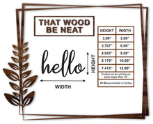 Load image into Gallery viewer, hello/5"-12"