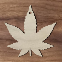 Load image into Gallery viewer, Marijuana Leaf #2 with hole/3&quot;-12&quot;

