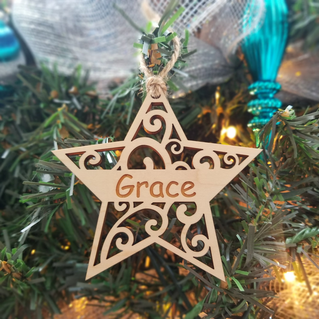 Star Ornament/*1 for $9.35/2 for $15.30/3 for $19.55~